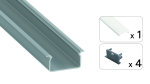 TEKKNI SET SKAST silver, frozen cover 2,02 m