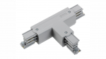 T-type connector for 3-phase track XTS36-1 gray