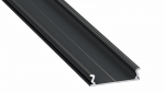 Lumines profile type MODI lacquered black, 2 m