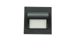 LED stair luminaire 12V DECORUS B. Warm, Black