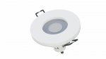 Ceiling lighting point fitting Aqua cast round Fixted white