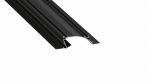 Lumines profile type PERO lacquered black, 2,02 m