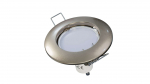 Ceiling lighting point fitting ROKA cast round Fixted satin