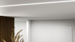 Lumines profile type ZATI lacquered white, without perforation 2,02 m