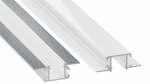 Lumines profile type MONO lacquered white without perforation 2,02m