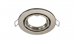 Ceiling lighting point fitting VEPA round adjustable satin