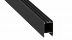 Lumines profile type Claro lacquered black, 3 m