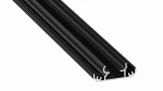Lumines profile type Talia M1 lacquered black, 3 m