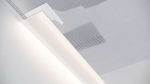 Lumines profile type Topo lacquered white, 2,02 m
