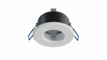 Ceiling lighting point fitting LISA cast round Fixted white