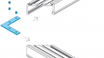 Angular connector 90°