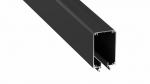 Lumines profile type Talia M2 lacquered black, 2,02 m