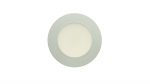 Recessed round furniture luminaire, 2 W, grey – neutral-white