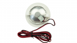 Recessed round furniture luminaire, 2 W, grey – neutral-white