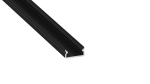 Lumines profile type ONI black anodized, 3 m
