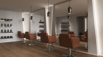 Profile LUMINES type GAUDI white lacquered without perforation 1 m