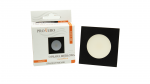 Recessed square furniture luminaire, 2 W, black – neutral-white