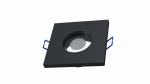 Ceiling lighting point fitting BONA cast round Fixted black